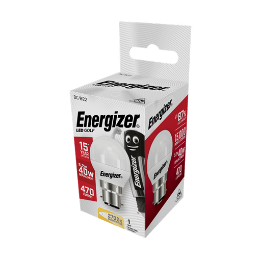 Energizer S8838 LED Golf 5W BC Warm White