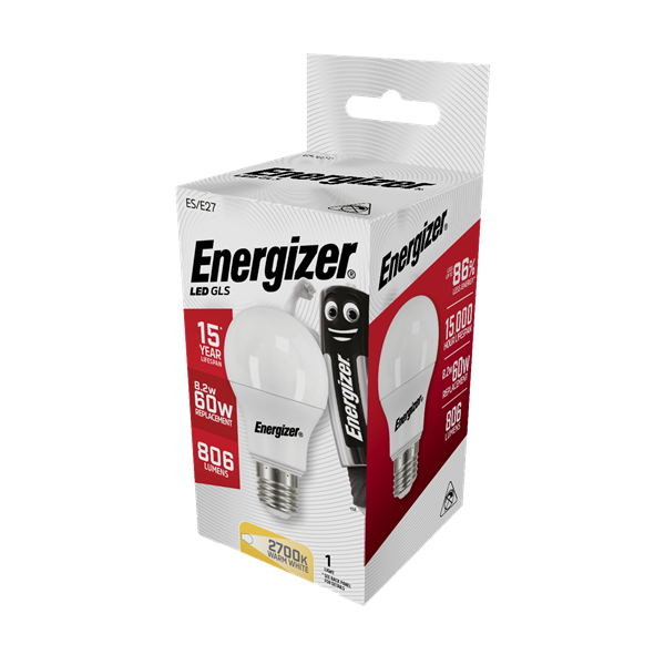 Energizer S8863 LED GLS 8W ES Warm White