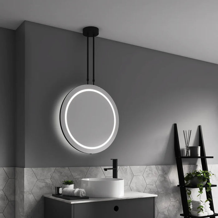 Sensio SE30298P0 Ivy Hanging Two-sided Colour Changeable LED Mirror Matt Black - 1440x600x140mm - CCT