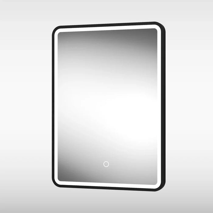 Sensio SE30318P0 Frontier Seamless Border LED Mirror - 500x700mm - Matt Black - CCT