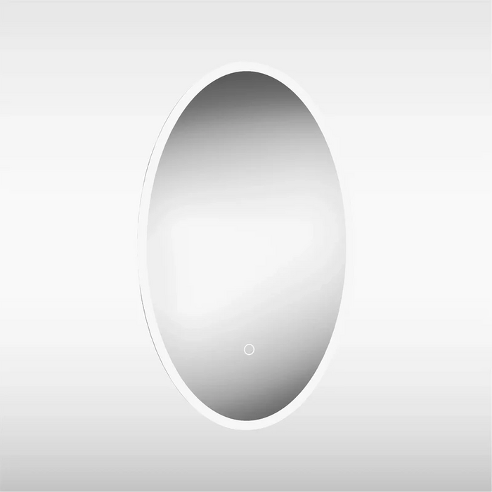 Sensio SE30395P0 Aurora Diffused Border Oval LED mirror - 500x800 - CCT