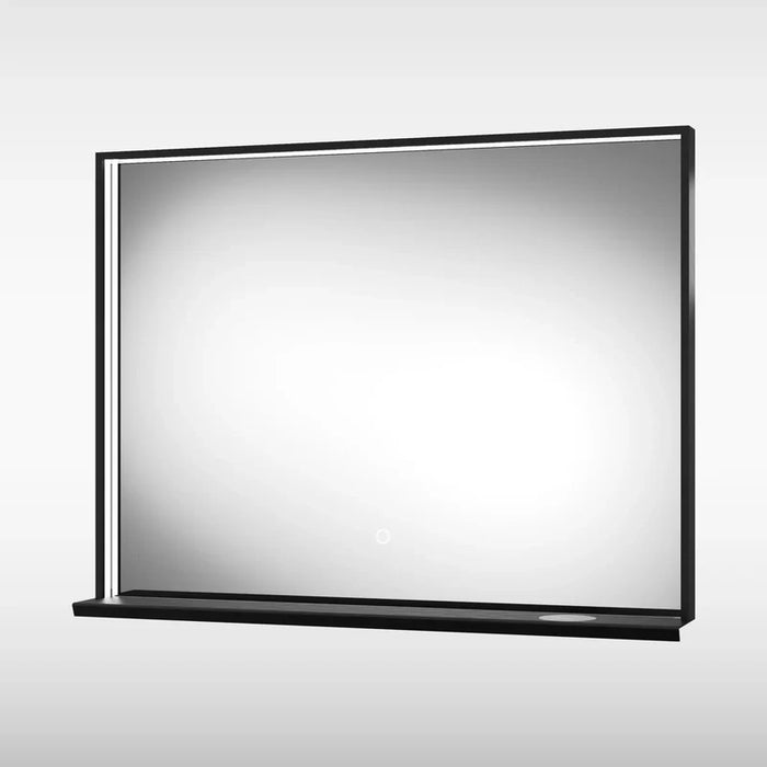 Sensio SE30498T0 Element TrioTone Colour Selectable LED Mirror With Built in Shelf & QI charger - 800x600x121mm - Cool/Natural/Warm White