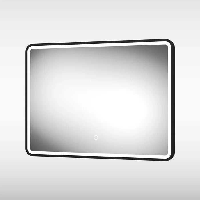 Sensio SE30518P0 Frontier Seamless Border LED Mirror Landscape - 800x600mm - Matt Black - CCT