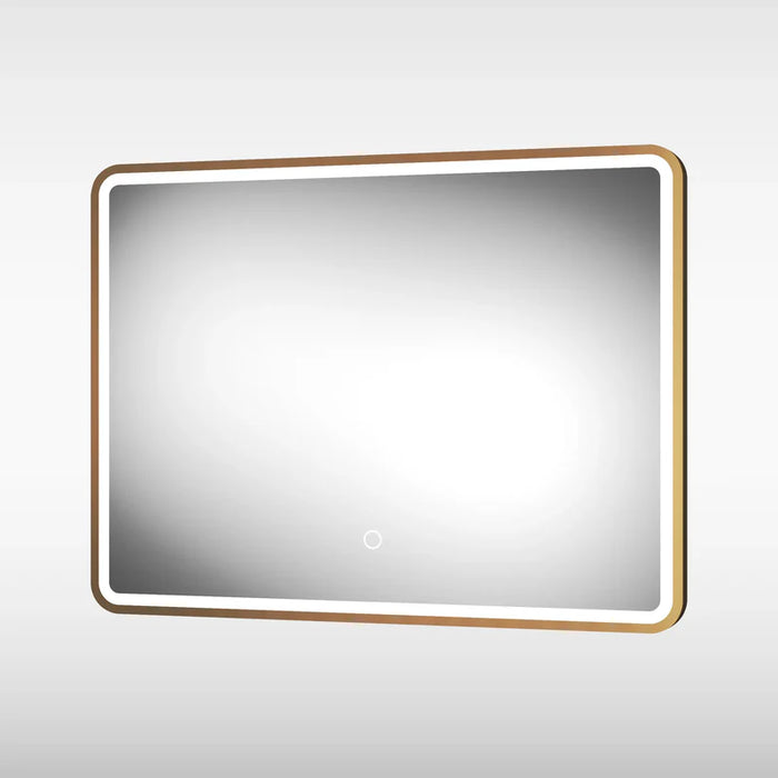 Sensio SE30618P0 Frontier Seamless Border LED Mirror Landscape - 800x600mm - Brass - CCT