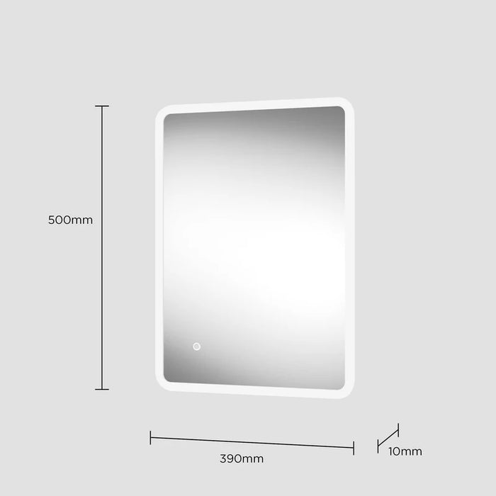 Sensio SE30795P0 Libra Ultra Slim Colour Changeable LED mirror - 500x390x10mm - CCT