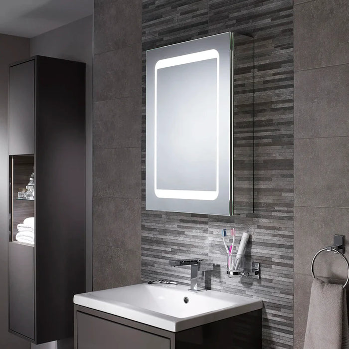 Sensio SE30796C0 Belle Single Door Dual Lit LED Cabinet Mirror - 700x500x140mm - Cool White