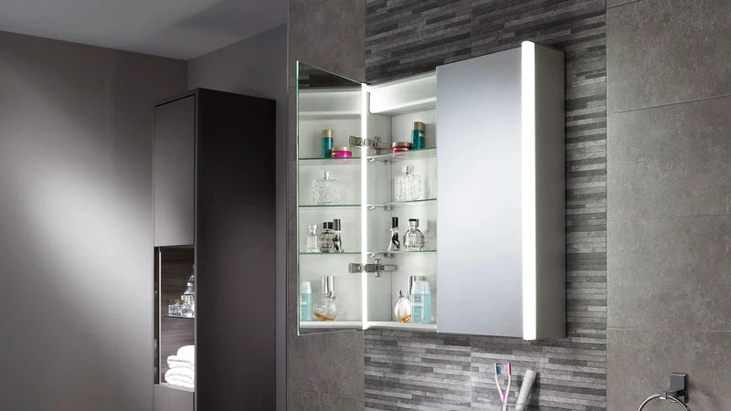 Sensio SE30816C0 Aspen Double Door LED Cabinet Mirror - 658x704x145 - Cool White