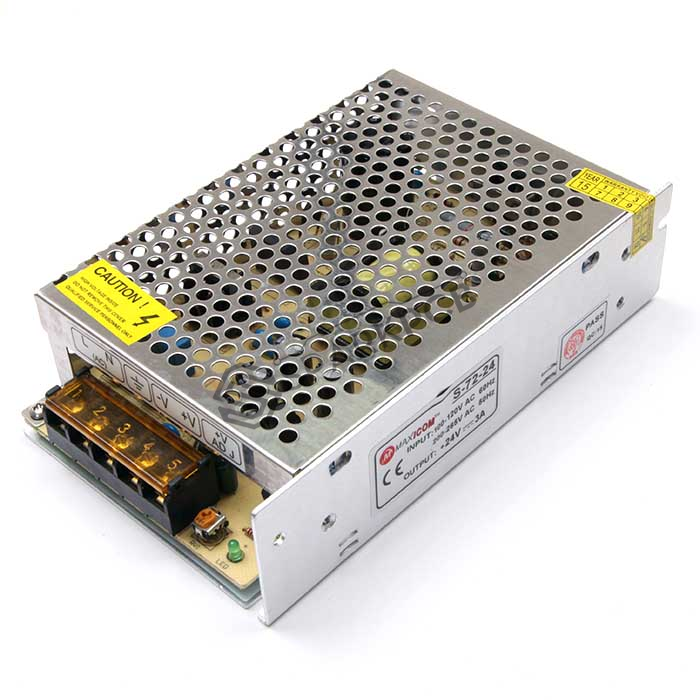 ENER-J T671 12V 5A SMPS 60W DC Metal Power Supply for LEDs