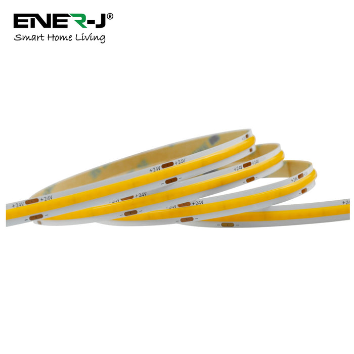 ENER-J T482 5 meters 24V COB LED Strip Lights with 320 LEDs per meter IP65 (Power Supply Not Included)