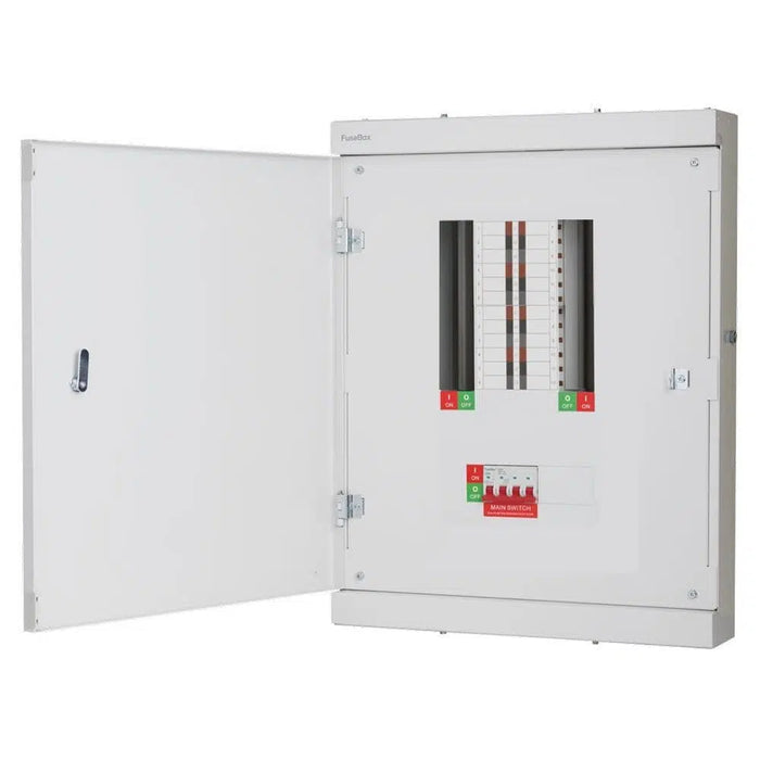 FuseBox TPN08FB 8 Way TPN Distribution Board 125A