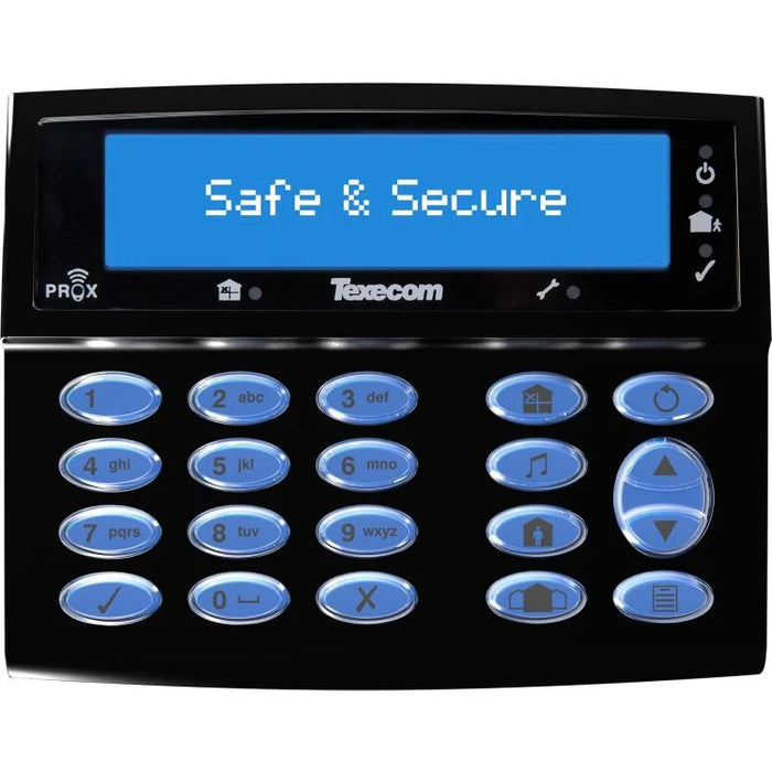 Texecom DBD-0200 Premier Elite LCDLP LCD Keypad Midnight Black