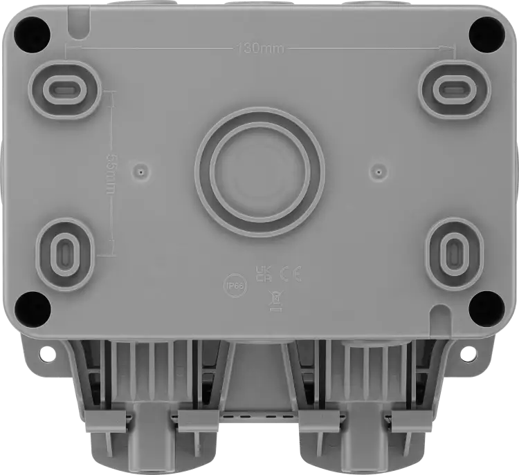 BG Strom WP23TM24-02 Weatherproof Nexus Storm 13A 1G Switched Socket Time Controlled