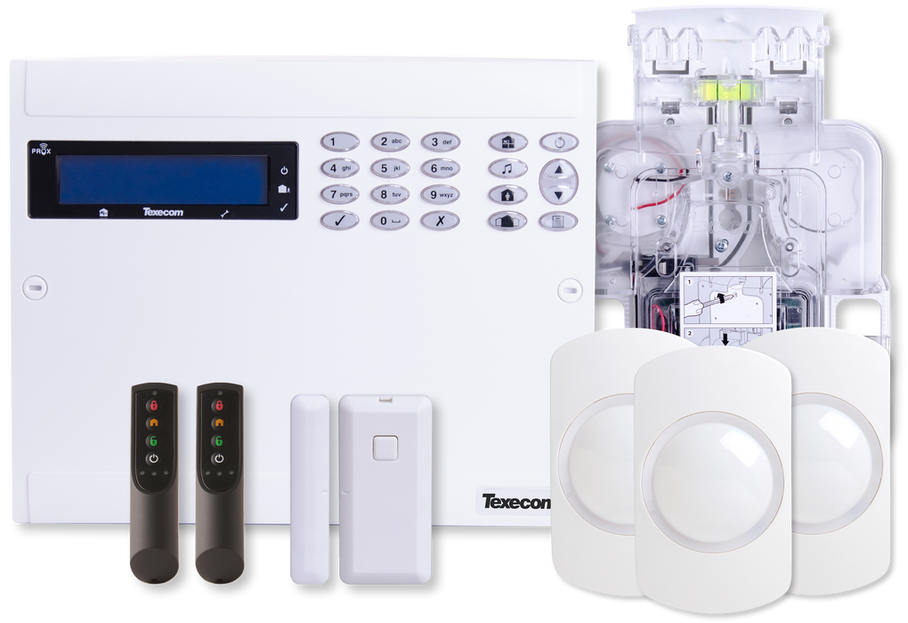 Texecom KIT-1004 64 Zone Self Contained Wireless Kit with Sounder