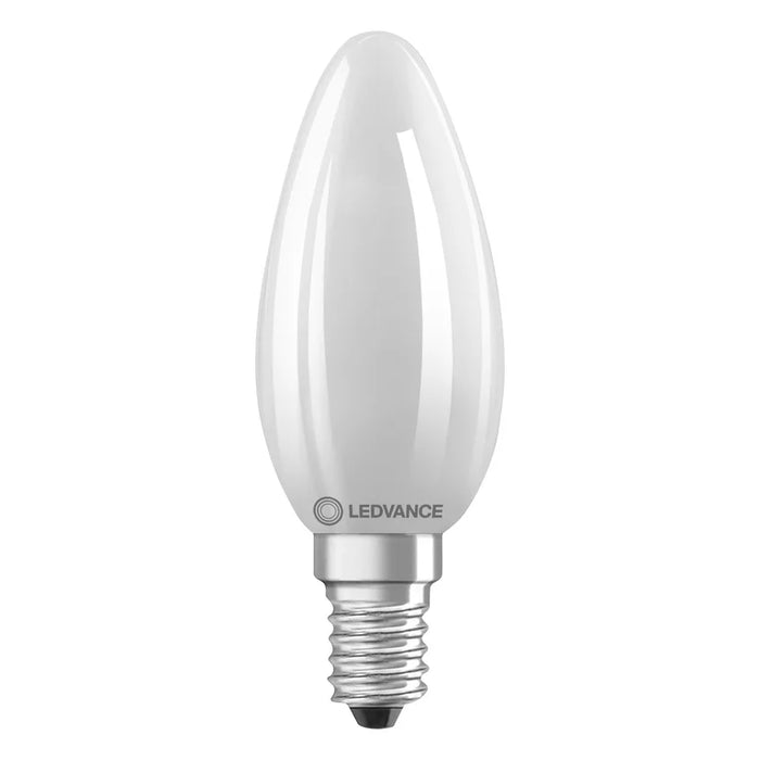 Ledvance 4099854067556 LED Classic B 40 Filament DIM P 4.8W 827 Frosted E14