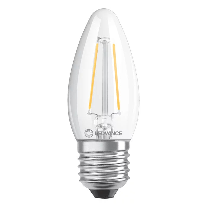 Ledvance 4099854067495 LED Classic B 40 Filament DIM P 4.8W 827 Clear E27