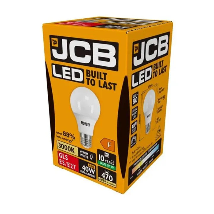 JCB S10986 4.9W E27 470LMS Warm White LED GLS Lamp