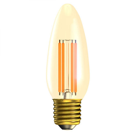 Bell 01453 4W LED Vintage Candle Dimmable - ES, Amber, 2000K