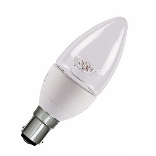 Bell 60567 2.1W LED Dimmable Candle Clear - SBC, 2700K