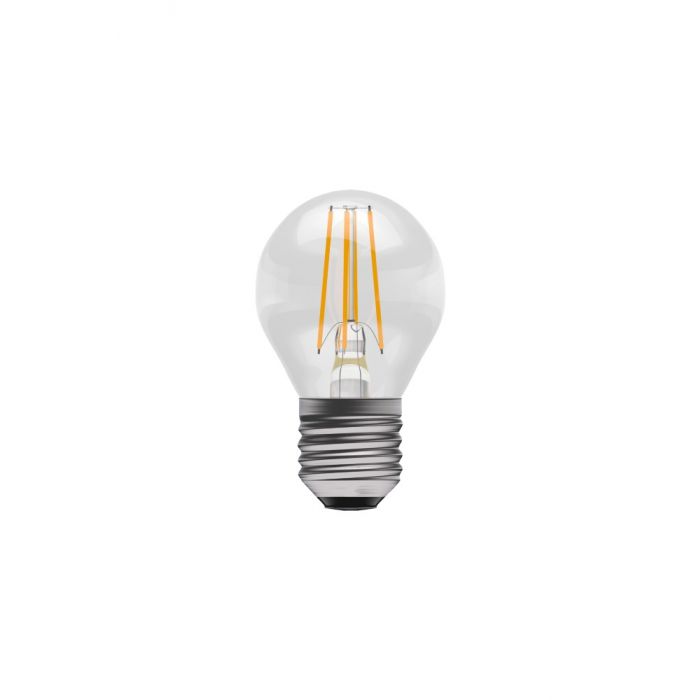 Bell Lighting 60739 4W LED Filament Clear Round - SES, 4000K