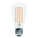 Bell 60214 Aztex 6W LED CRI90 Filament Squirrel Cage Dimmable - ES, Clear, 2200K