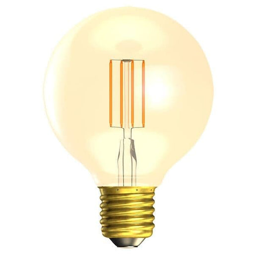 Bell 60217 Aztex 6W LED CRI90 Vintage 80mm Globe Dimmable - ES, Amber, 2200K