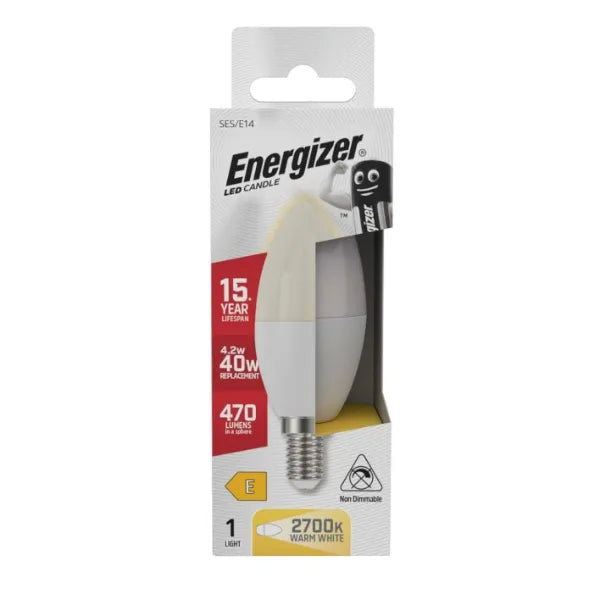 Energizer S8851 LED Candle 5W SES Warm White