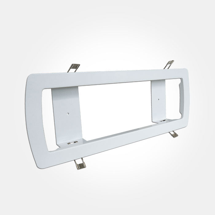 Eterna BULKFRAME Semi Recessed Emergency Bulkhead White Frame