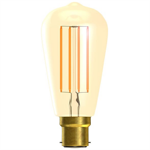 Bell 01461 4W LED Vintage Squirrel Cage - BC, Amber, 2000K