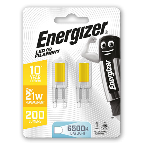 Energizer Filament S13014 LED G9 Capsule 2W Daylight White 2PK