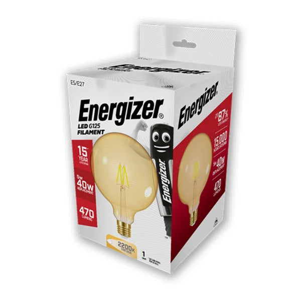 Energizer Filament S9435 Gold LED G125 Globe 5W ES