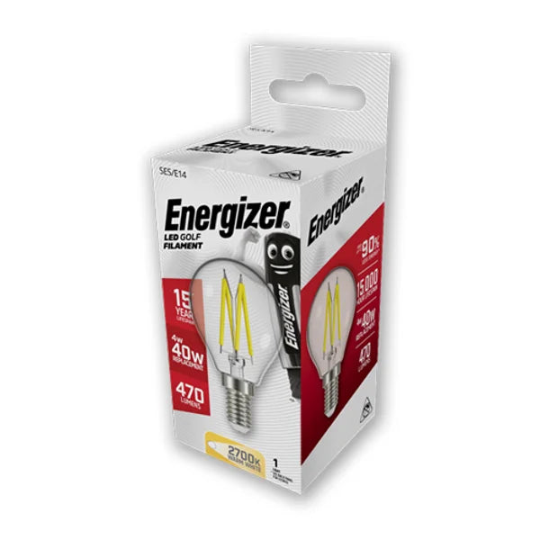 Energizer Filament S12872 LED Golf 4W SES Warm White