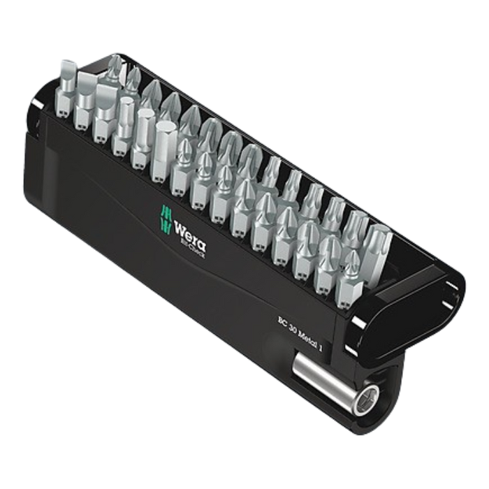 Wera 05057440001 Bit-Check 30 Metal 1 SB, 30 pieces