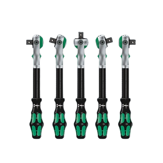 Wera 05004016001 8100 SA 6 Zyklop Speed Ratchet Set, 1/4" Drive Metric, 28pcs