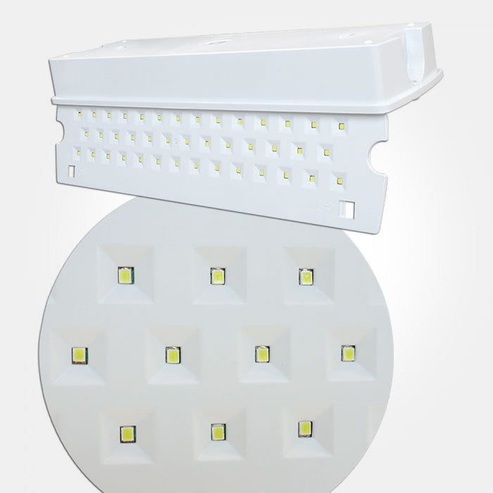 Eterna EMLED3M Led Maintained Emergency Bulkhead with Signs Directive Legend Set