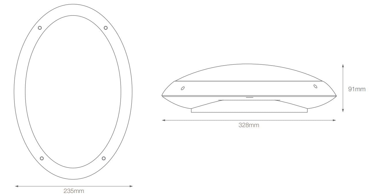 Fern Howard FHBL368-083-W-OP-MS 10.5W Led Atlantiic