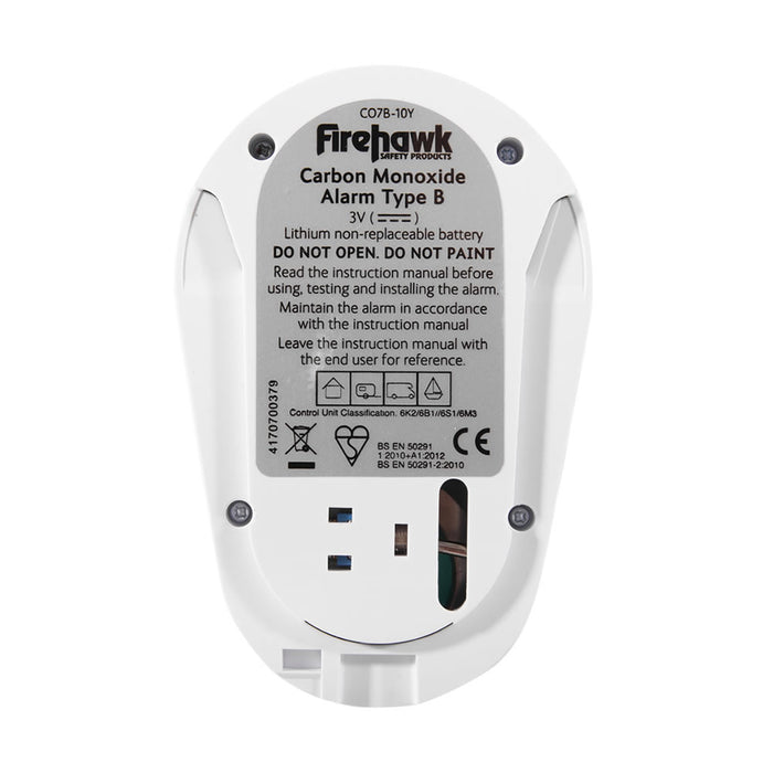 Firehawk CO7B-10Y Carbon Monoxide Alarm