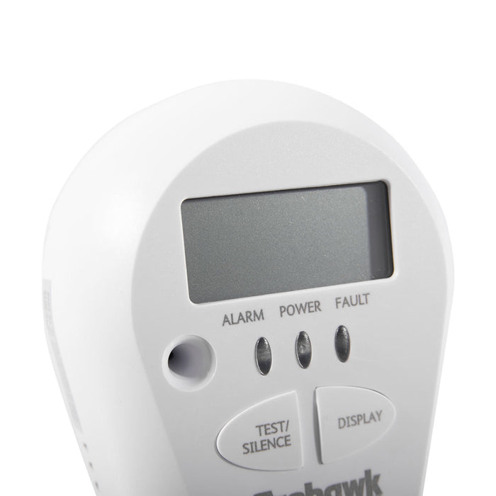 Firehawk CO7BD Digital Display Long Life Carbon Monoxide Alarm