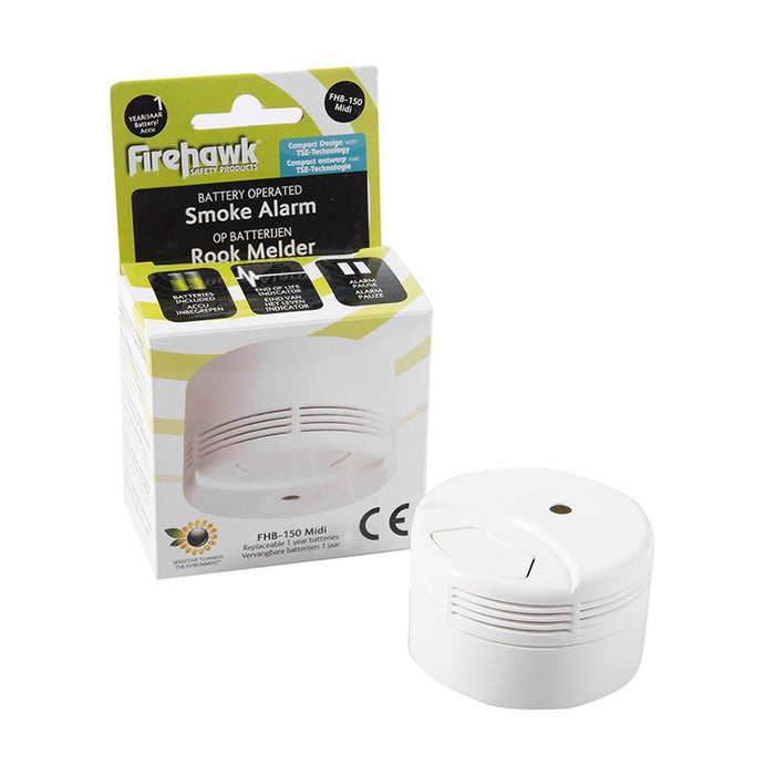 Firehawk FH150 Battery Operated Smoke Alarm FH Midi Series