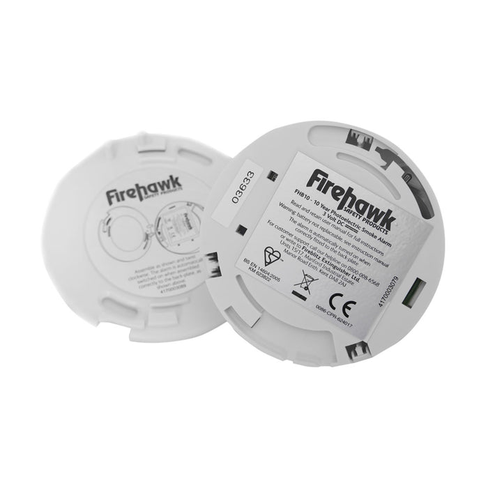 Firehawk FHB10 Battery Operated Smoke Alarms