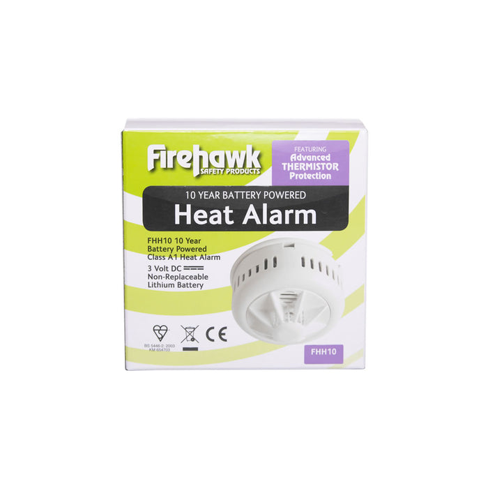 Firehawk FHH10 Battery Operated Heat Alarm