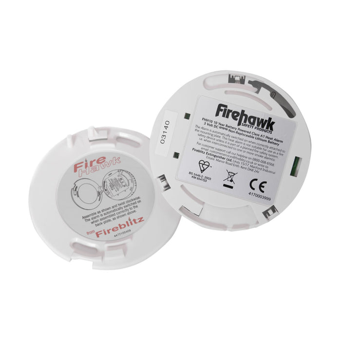 Firehawk FHH10 Battery Operated Heat Alarm