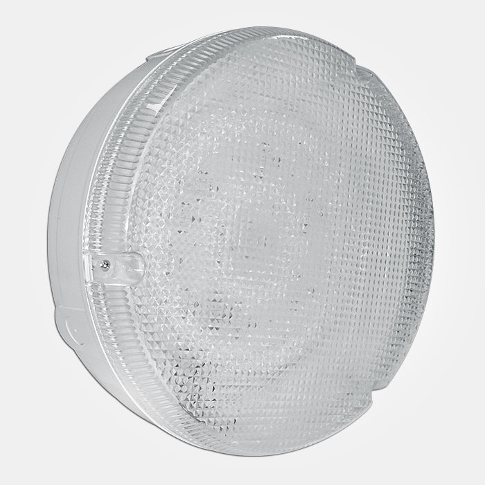 Eterna PRCIRSTD Circular Led Power Standard Bulkhead with Prismatic Diffuser