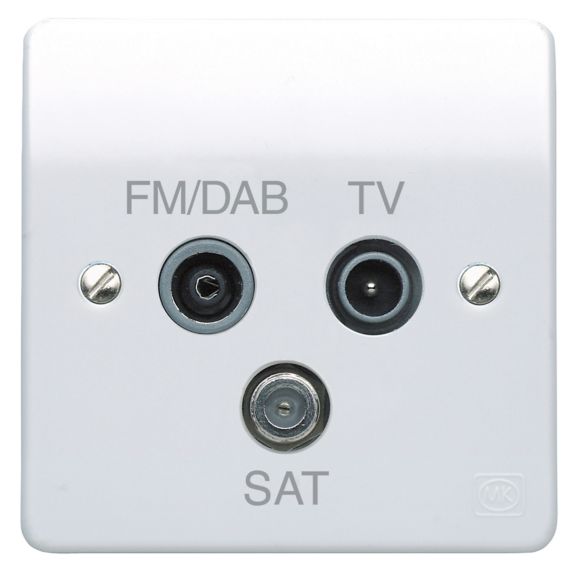 MK K3553DABWHI TV/FM/SAT Triplexer