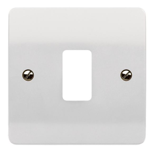 MK Grid Plus K3631WHI 1G White Frontplate