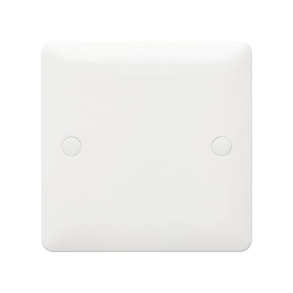 MK Base MB3827WHI  1G Blank Plate