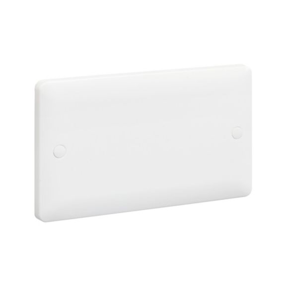 MK Base MB3828WHI 2G Blank Plate