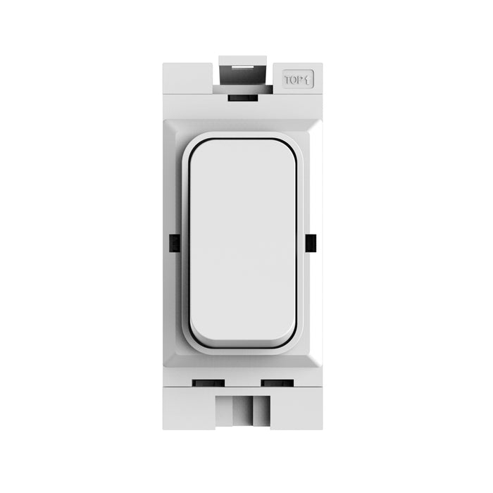 ENER-J WS1082 1 Gang Wireless Kinetic Switch, HAGER Style, White Body (ECO Series)