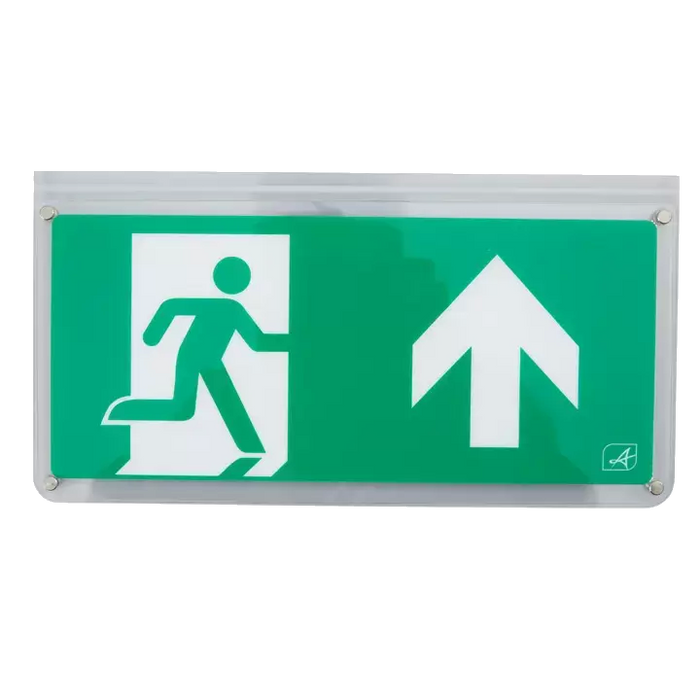 Ansell AKESLED/L/AU Kestrel Suspended Exit Sign Double Sided Legend Arrow Up