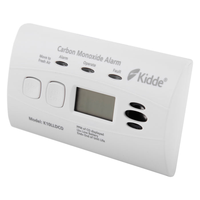 Kidde K10LLDCO 10 Year Carbon Monoxide Alarm with Digital Display