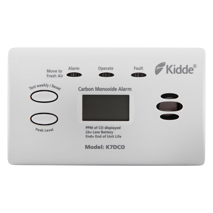 Kidde K7DCO Carbon Monoxide Alarm with Digital Display